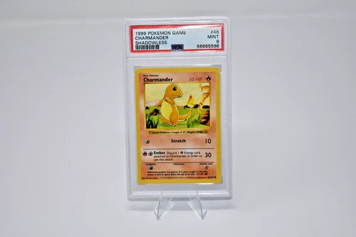 Charmander 046/102 Base Set (Shadowless) -Unlimited Edition Regular PSA 9