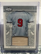 2025 Leaf Lumber Terry Pendleton Game Used Bat Relic /2