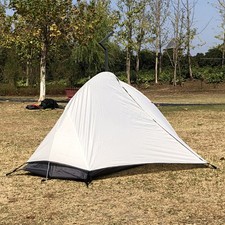 Camping Tent 1 Person Aluminum Pole Outdoor Hiking Tent CUOX