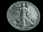1933 - S Walking Liberty Silver Half Dollar - San Francisco
