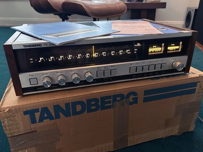 NICE Tandberg TR-2045 Audiophile Stereo Receiver Made in Norway w/ box, papers