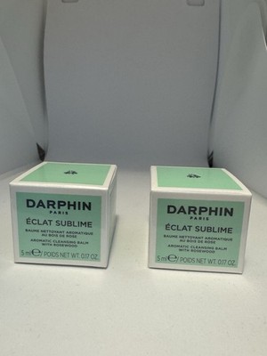 2 X  Darphin Eclat Sublime Aromatic  Cleansing Balm 0.17 oz (5ml) Each NIB