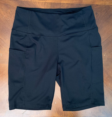 Baleaf Women's Bike Shorts with Pockets - Size Small, Black