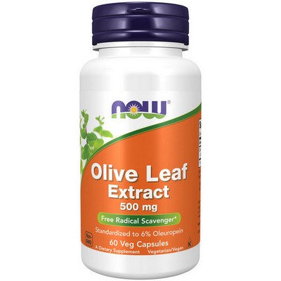 Olive Leaf Extract 60 Vcaps 500 mg by Now Foods