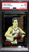 1993 Finest #38 JOHN PAXSON  PSA 8 NM-MT 55182915 