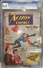 CGC Universal Grade 4.5 Action Comics #260 1/60 1960 Superman Cream Pages Vintag