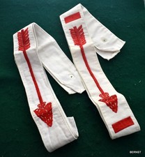 VINTAGE BOY SCOUT - ORDER OF THE ARROW ORDEAL AND BROTHERHOOD HONOR SASHES