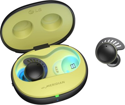 LG TONE Free True Wireless Bluetooth Sports Earbuds TF8 w/ Uvnano Charging Case