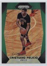 2017-18 Panini Prizm Green Prizm Cristiano Felicio #243 k1k