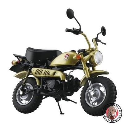 Aoshima Skynet 1/12 Honda Monkey Limited Gold Diecast Motorrad Neu