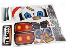 The Toy Restore Replacement Stickers Fits Little Tikes Cozy Truck with Eyes Rid