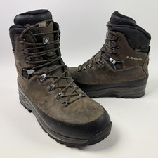 Stivali Lowa Tibet GTX da uomo taglia 10 marrone nabuk Gore Tex Vibram escursionismo combattimento