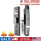 Smart Door Lock 3D Face Recognition Camera FingerPrint Password Security Lock