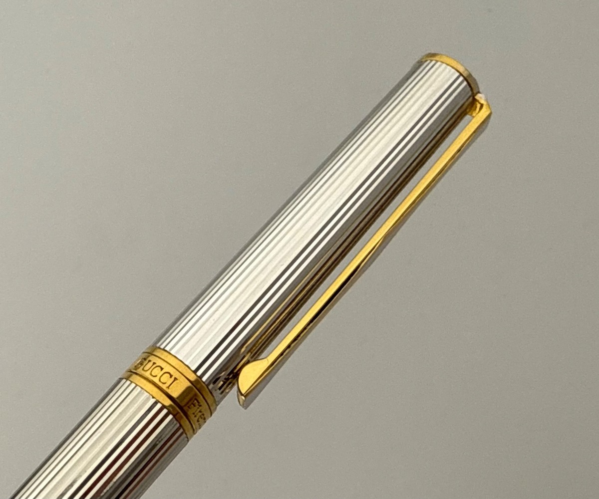 GUCCI Silver and Gold Plated Rollerball Pen | eBay