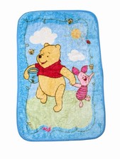 Vintage Winnie the Pooh Piglet Baby Blanket Plush