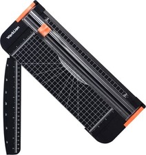 Paper Cutter with Hidden Blade Angle Guide for Photos Cards Labels and Crafts