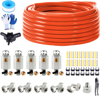 Shop Air Line Kit 3/4'' × 100'&200'&300' Hdpe-Aluminum-Hdpe Air Tubing, Compresse