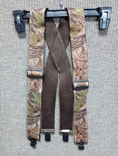 All Purpose Brown Realtree Suspenders Wide USA Made
