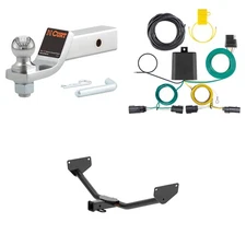 CURT Trailer Hitch Tow Package, Wiring Harness, #45293 Ball Mount Package 13585