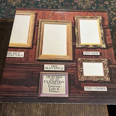 Emerson Lake & Palmer 12  Vinyl Album Pictures At An Exhibition 1971 Manticore
