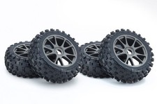 KYOSHO K.IFTH004GMKC Gomme Incollate su Cerchi Grigi INFERNO NEO 3.0