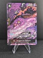 St. Jaygarcia Saturn (Alternate Art) OP13-083 Carrying On His Will Foil