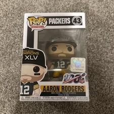 Funko Pop! Football Aaron Rodgers Packers Super Bowl XLV #43 Vinyl Figure