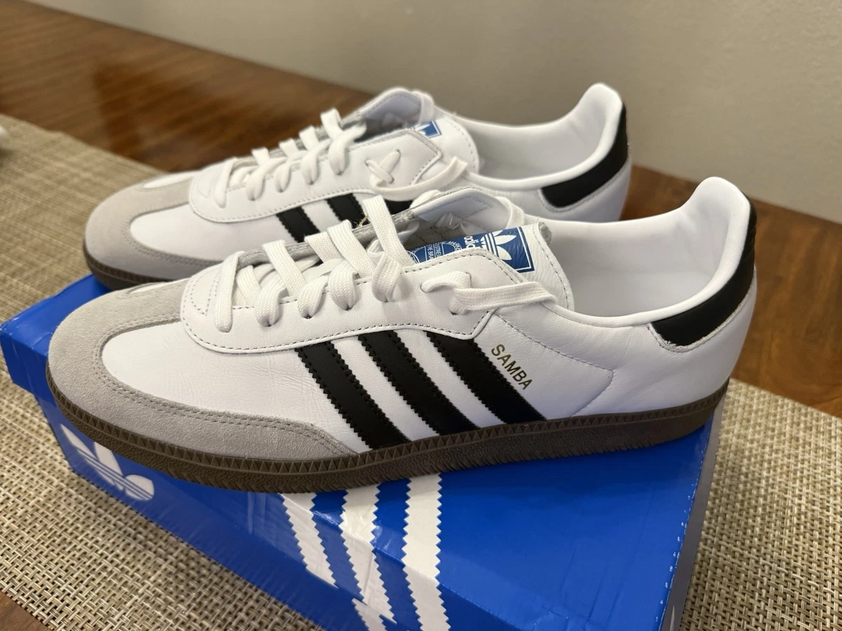 adidas Samba White Black Gum for Sale | Authenticity Guaranteed | eBay