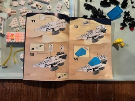 LEGO 6780 Classic Space XT-Starship 1986 Parts Lot w Manual Light Sound Works !!