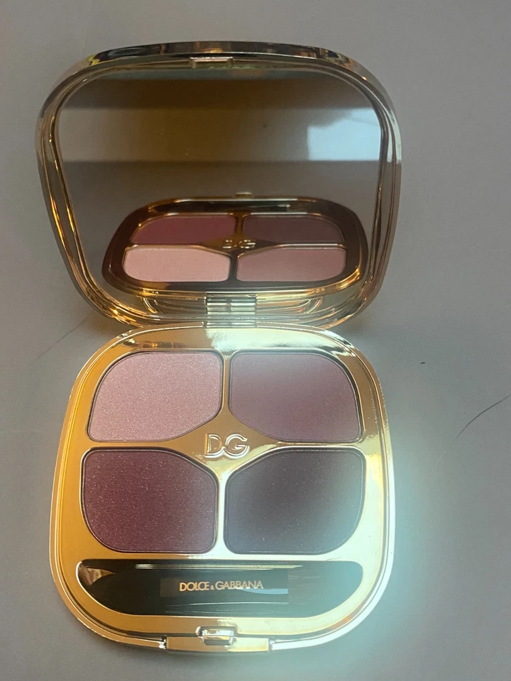 全新带盒 豪华 Dolce & Gabbana 猫眼强效眼影 四色 热情 大丽花! — 第 2/2 张图片
