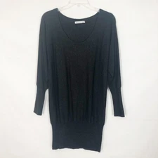 Annalee + Hope Angora Cashmere Blend Long Line Sweater