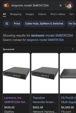 Lantronix SM8TAT2SA Managed Switch 8-Port Gigabit PoE+ 2-Port 100/1000 SFP