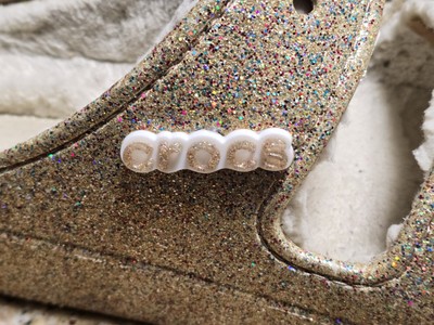 CROCS Men\'s Sandals Classic Cozzzy Glitter Gold Crocs Classic Cozy Glitter Sandals Men US Shoes Size M9/W11  main image 3