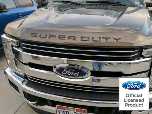 2019 Ford Super Duty Hood Inserts Letters Vinyl Decals Stickers F250 F350 F450 - Picture 3 of 4