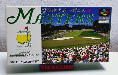 HARUKANARU AUGUSTA 2 MASTERS GOLF  Super Famicom OVP  Jap  X504