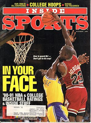 1990 OCTOBER Inside Sports basketball magazine Michael