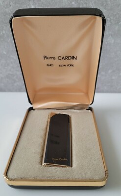 pierre cardin cigarette case RARE Vtg NOS 70s Pierre Cardin Luxury Refillable Gas Lacquered Lighter  FREEUSHIP