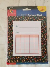 Dots on Black Incentive Chore Charts 36 charts School Homeschool New