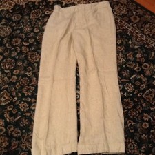 Ralph Lauren Ladies Dress Pants Lined Size 8 Pin Strip Browns