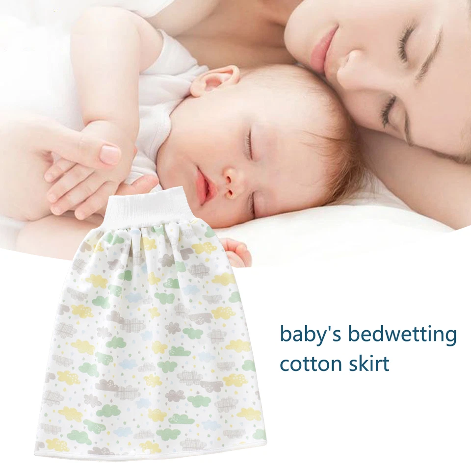 Waterproof Diaper Skirt Cotton Shorts Bed-Wetting Washable Baby Cloth Diaper UK - Image 4 of 4