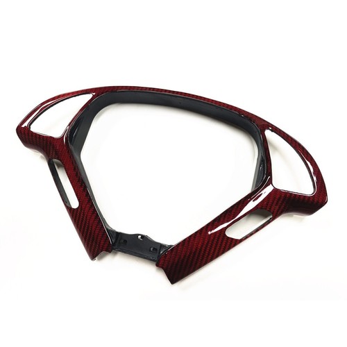 1x ajuste de volante para Infiniti G37 EX37 G25 Q40 13-15 rojo fibra de carbono - Imagen 4 de 10