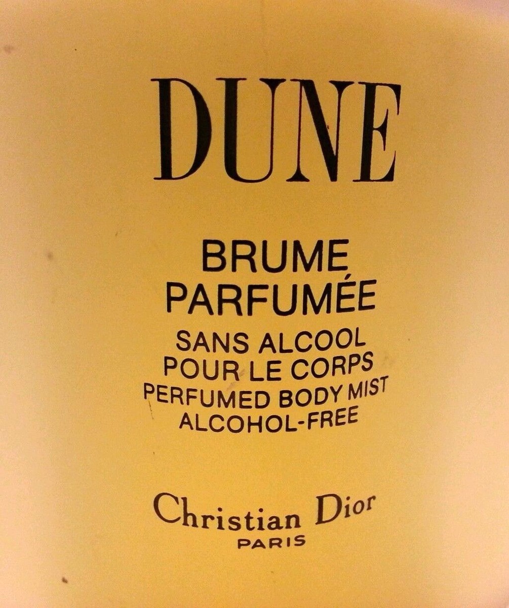 CHRISTIAN DIOR DUNE BRUME PARFUMEE 5.0 OZ. 150 ML. BODY MIST