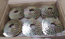 3600 Pack 3/4" .120" Smooth Galvanized Shank Coil 15 Degree Roofing Nails New