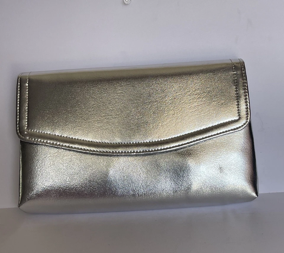 Bandolera plateada vintage para mujer Foto 3 de 4