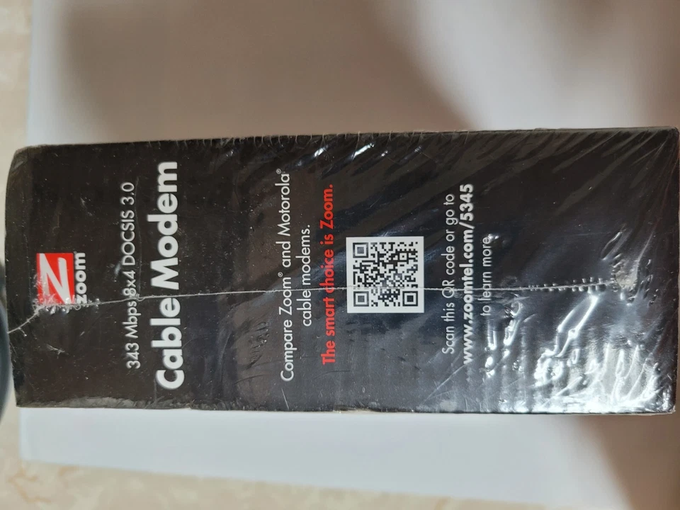 New! Sealed! Zoom DOCSIS 3.0 High-Speed Cable Modem 5345 - Image 3 of 4