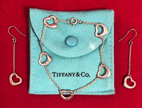tiffany bracelet and earrings