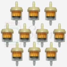 10 PC 1/4" Inner Fuel Filter For Gas Scooter Motorcycle Golf Cart ATV Lawn Mower