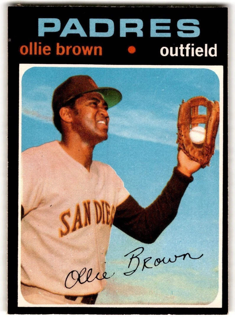 1971 O-Pee-Chee Ollie Brown #505 San Diego Padres