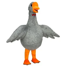 Inflatable Costume Gray Goose Fursuit Mascot Adult/Teen Halloween Cosplay Party