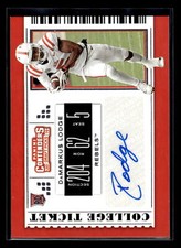 2019  Panini Contenders Draft Picks Collegiate #153 DaMarkus Lodge Auto